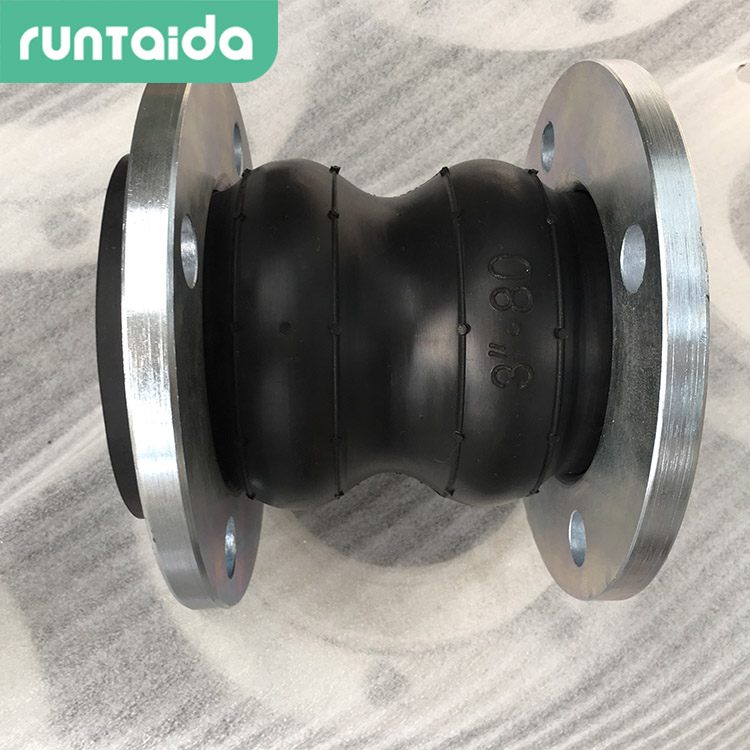 潤泰達-雙球體可（kě）撓曲（qǔ）橡膠接頭雙球橡膠伸縮節柔性橡膠接頭